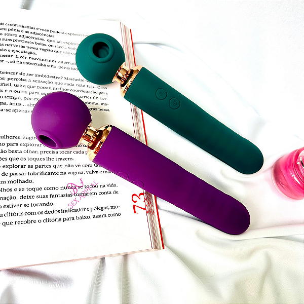 VIBRADOR VARINHA MÁGICA  3 em 1 WENDY