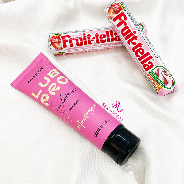 LUBPRO MOMOZIN – GEL LUBRIFICANTE PREMIUM FEITIÇOS (SABOR MORANGO COM CHANTILLY)