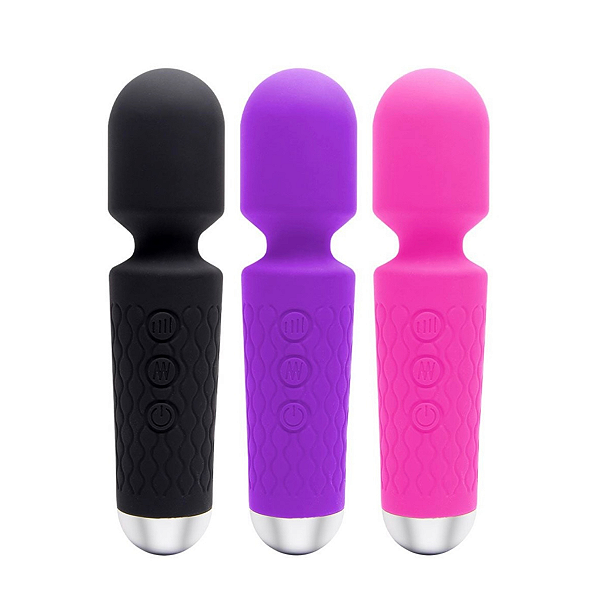 VARINHA MÁGICA MÉDIA 20 VIBRAÇÕES RECARREGÁVEL - MEL