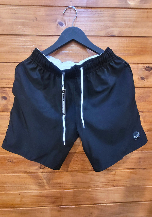 SHORT MAURICINHO EM ELASTANO - PRETO