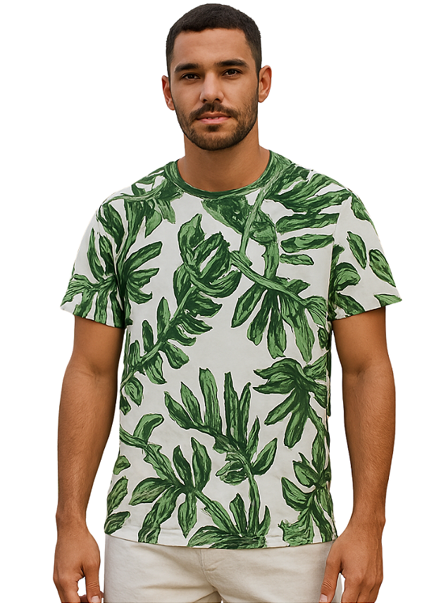 CAMISETA FLORAL