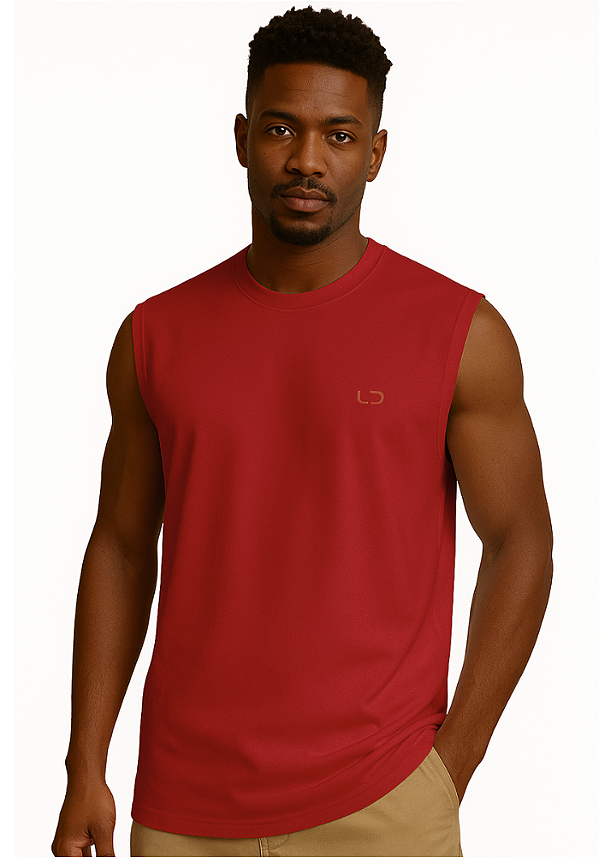 REGATA MACHÃO PRIME - VERMELHA