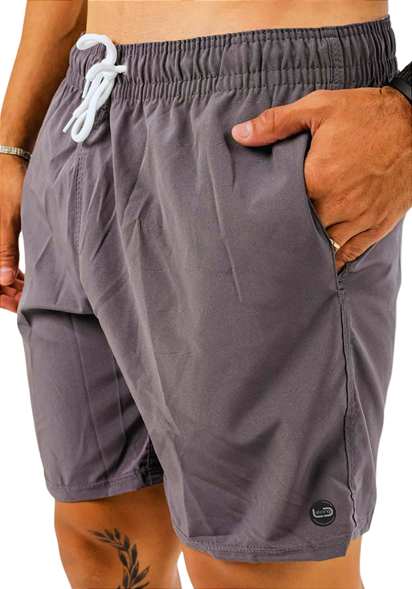 SHORT LD FIT - CINZA