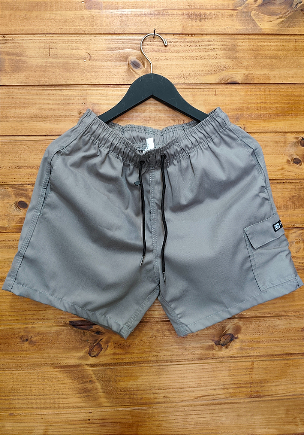 SHORT CARGO - CINZA