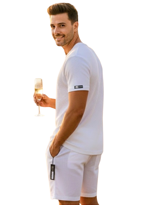 CAMISETA TRICÔ - BRANCA