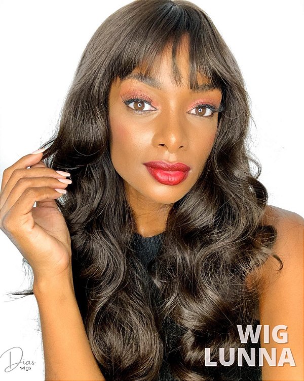 PERUCA WIG LUNNA (FIBRA FUTURA) CASTANHO CLARO