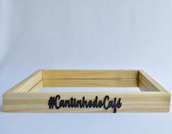 Bandeja Espelho Café Cantina Xicaras Copos Cozinha Off