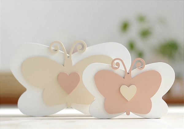 Kit Borboletas Decoração Quarto Infantil Meninas Jardim Encantado Prateleira Nicho