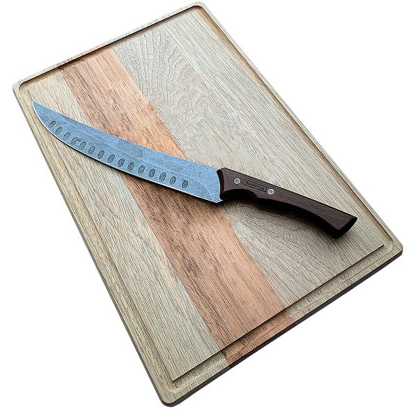 Faca Tramontina Butcher Churrasco  Com Tabua