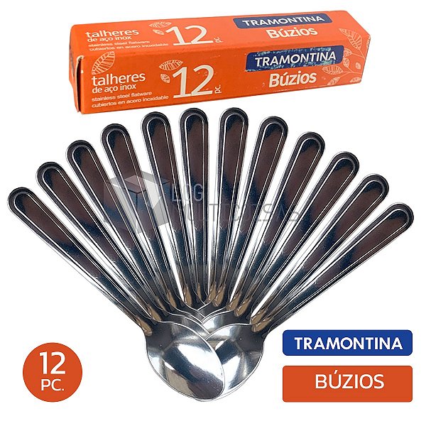 12 Colher Para Café Inox Búzios Tramontina
