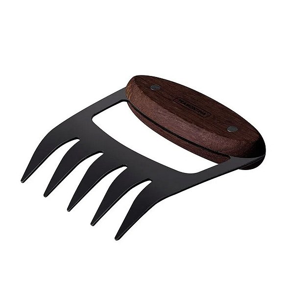 Garra Multiuso Tramontina Churrasco Black  em Aço Inox Escurecido