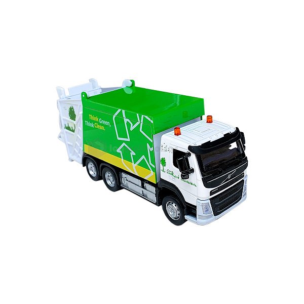 Caminhão Volvo Coleta Seletiva - Som E Luz California Action