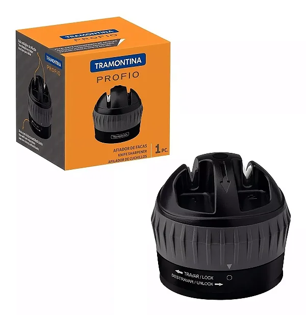 Afiador De Facas Tramontina Com Base Antideslizante Amolador