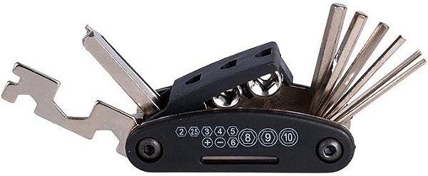 Kit Ferramentas para Ciclista Bike 14 Peças Acte A76