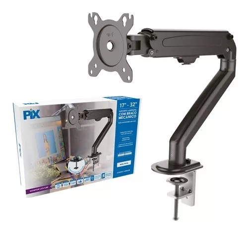 Suporte Monitor Mesa Articulado Tela Pc Mecânico 17 A 32