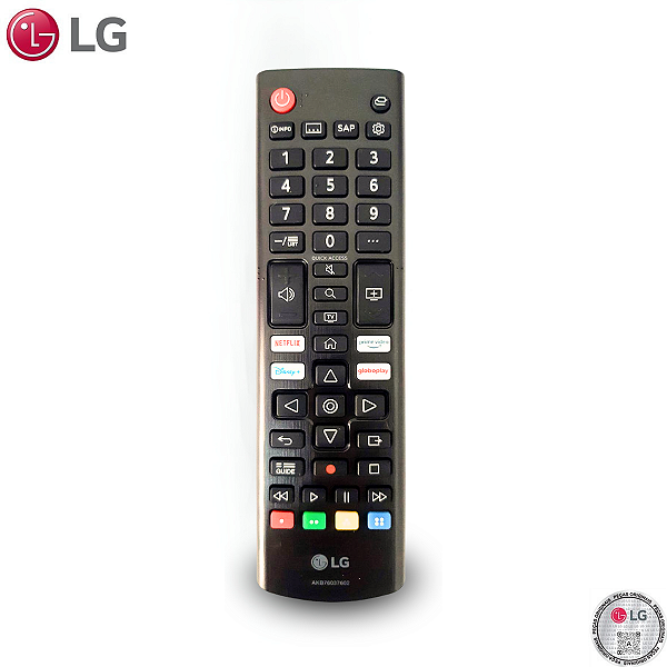 Controle Remoto TV Smart LG AKB75675304