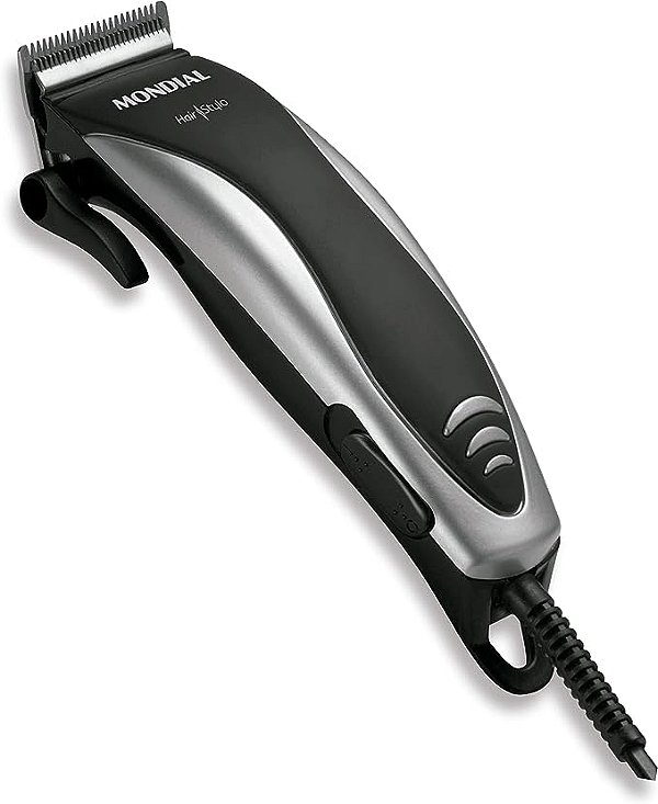 Cortador de Cabelos Hair Stylo, Mondial, Preto/Prata, 10W, 110V