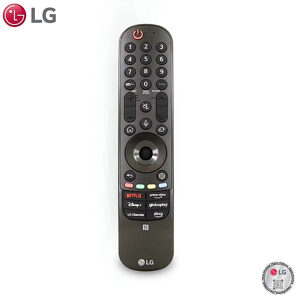 Controle Smart Magic Mr23gn NFC TV LG 43UR7800 - Tecnologia e Praticidade