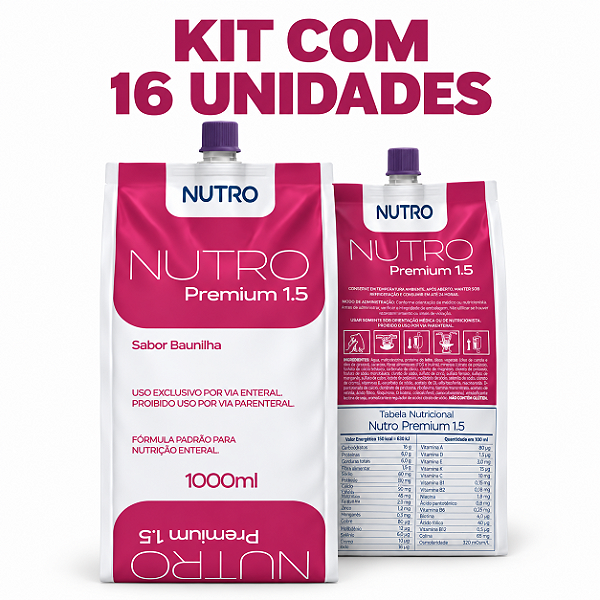 KIT NUTRO PREMIUM 1.5 SISTEMA FECHADO 16 UND