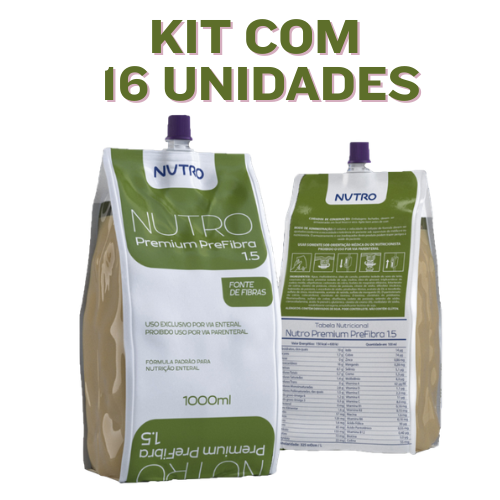 KIT NUTRO PREMIUM PREFIBRA 1.5 - SISTEMA FECHADO 16 UND