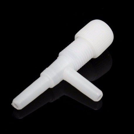 Divisor de Ar em L com válvula reguladora (4mm)