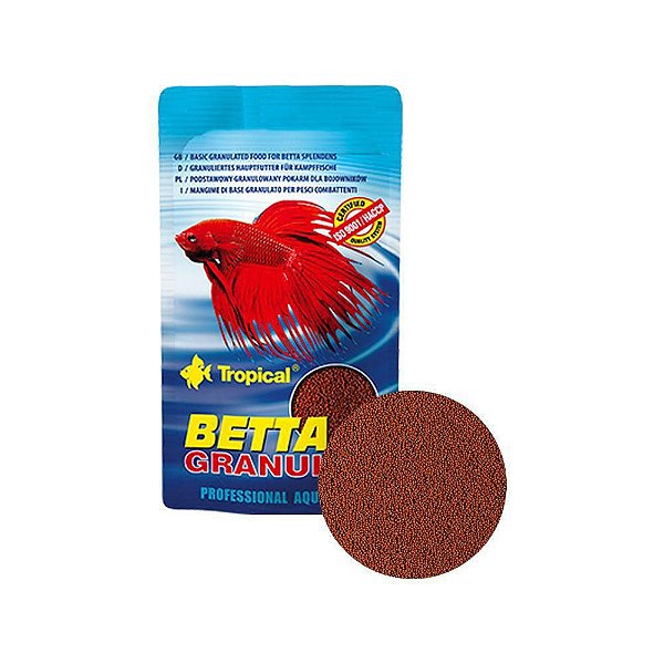 Ração Super Premium Tropical Betta Granulat Sachet (5gr)