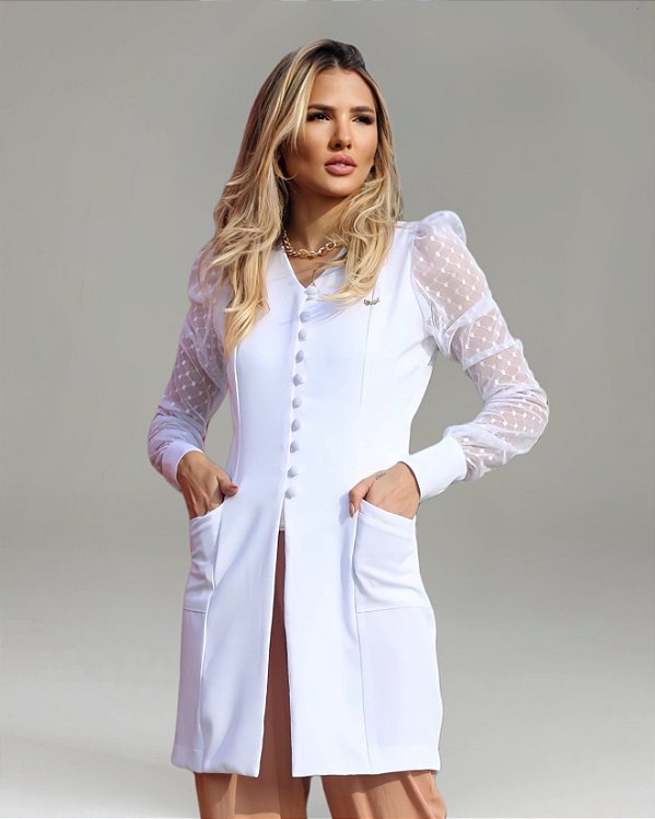 Jaleco Clara Plus Size