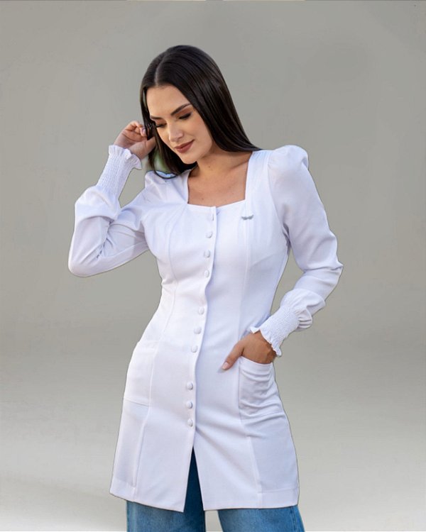 Jaleco Lis Plus Size