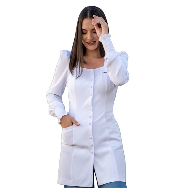 Jaleco Lis Plus Size