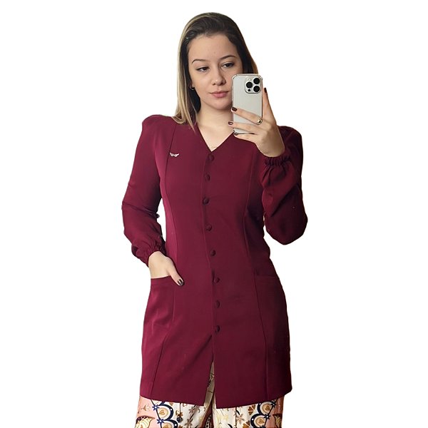 Jaleco Bianca Plus Size
