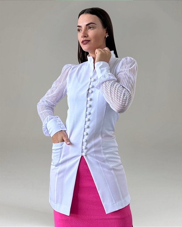 Jaleco Analu Plus Size