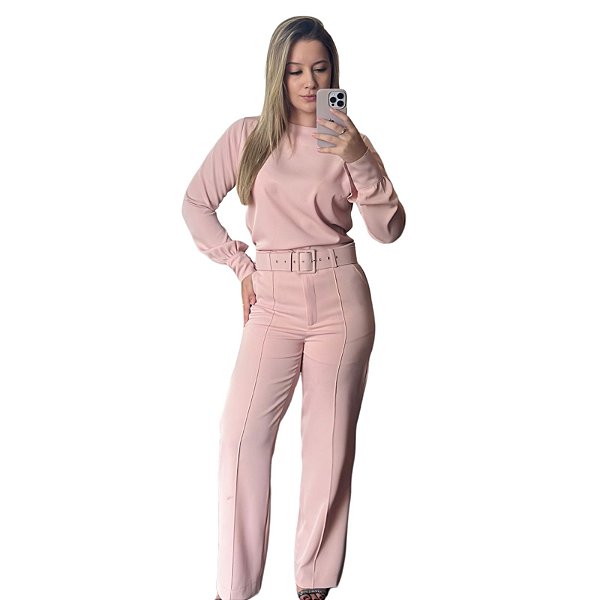 Conjunto Pantalona + Blusa Celine
