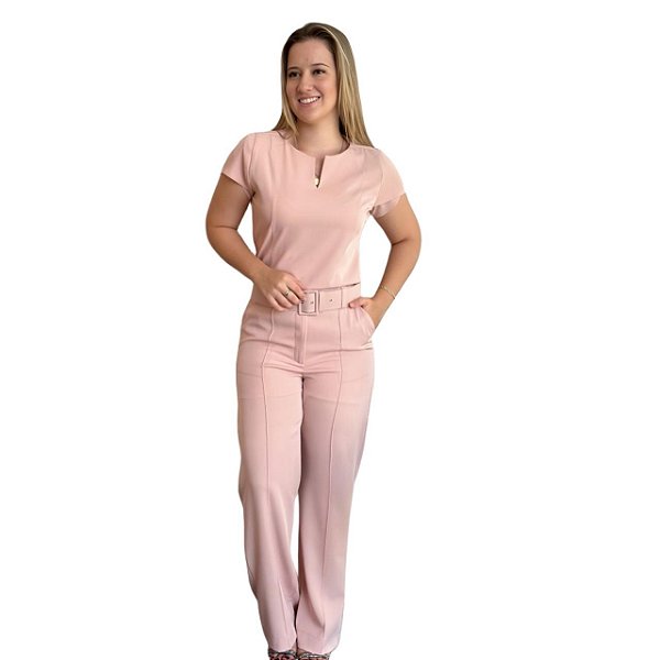 Conjunto Pantalona + Blusa Valentina Plus Size