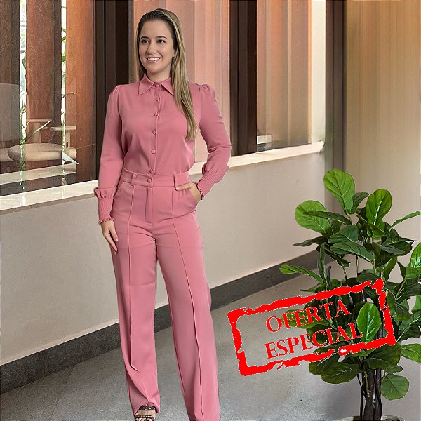 Conjunto Pantalona + Camisa Julie