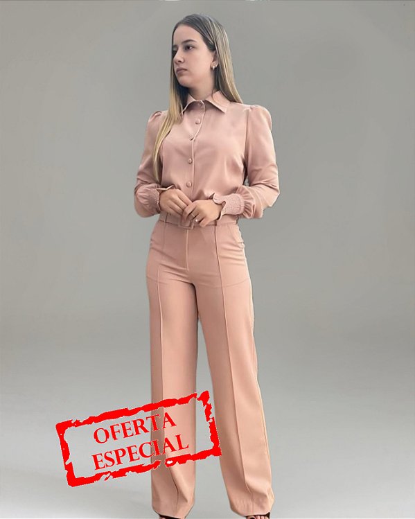 Conjunto Pantalona + Camisa Julie