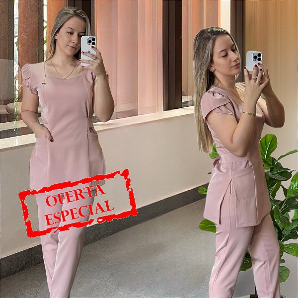 Scrub Una Decote Princesa