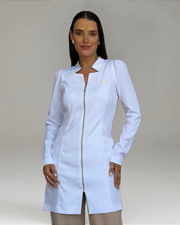 Jaleco Vega Manga Longa Plus