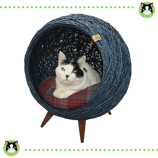 Toca Retrô Sisal para Gatos