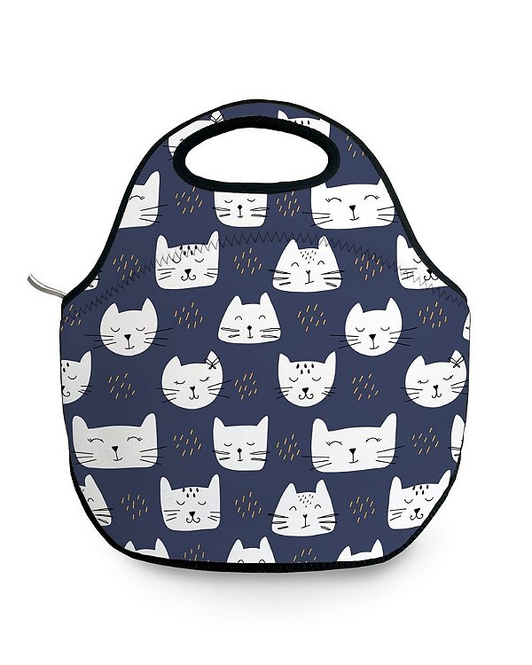 Lancheira Gato Azul
