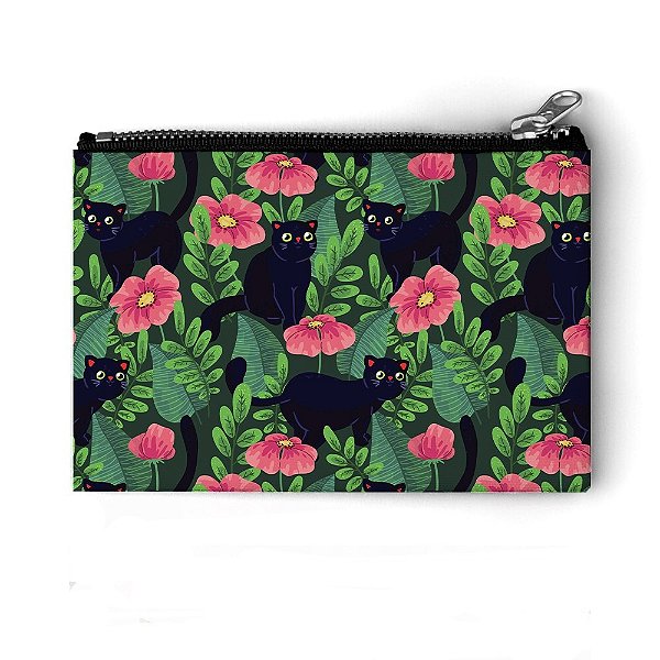 Porta-moeda Gato Folha