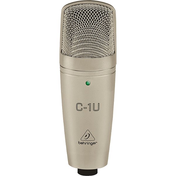 Microfone Condensador USB de Grande Diafragma Cardióide - Behringer C-1U