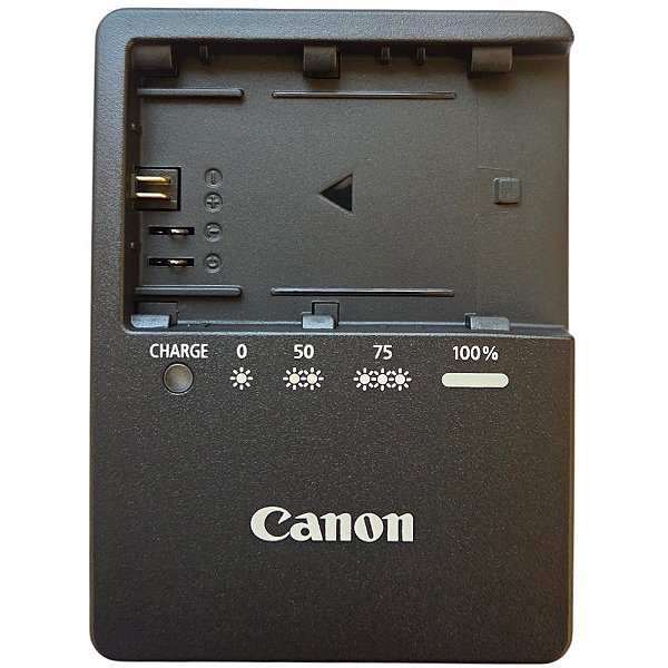 Carregador de Bateria Original Canon LC-E6E para 5D Mark IV; 6D; 70D; 80D; 90D; R5; R6