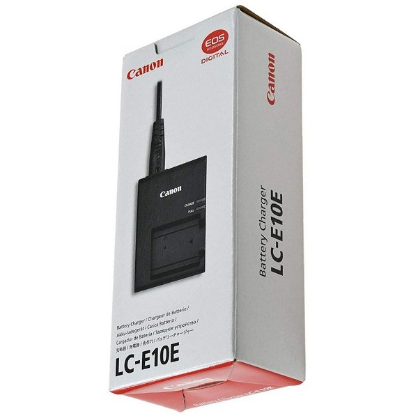 Carregador de Bateria Original Canon LC-E10E para T3; T5; T6; T7; T7+; T100