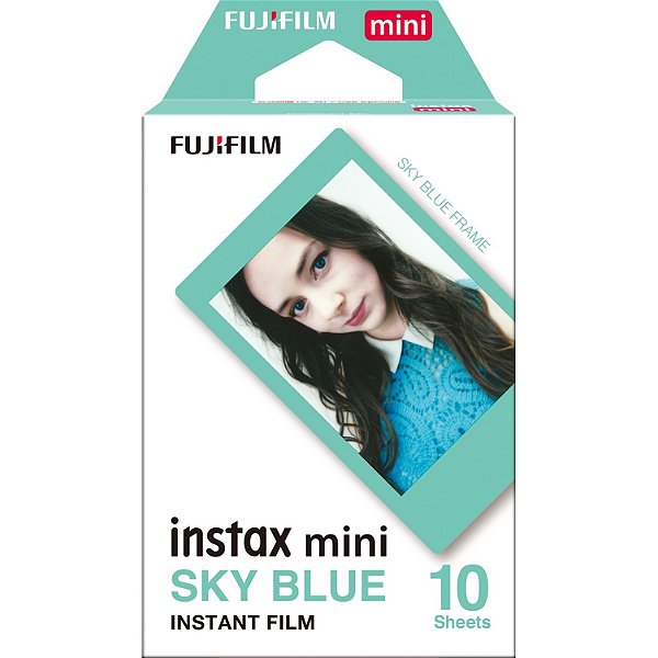 Filme Instax Mini Sky Blue para 10 Fotos - Fujifilm
