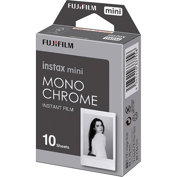 Filme Instax Mini Monocromático para 10 Fotos - Fujifilm