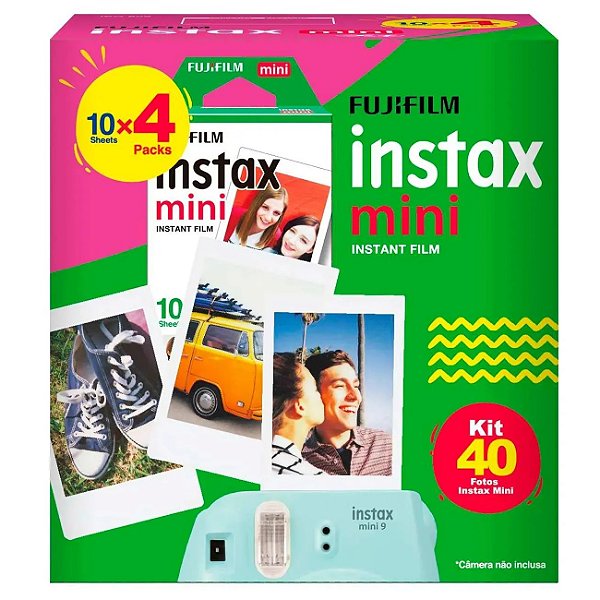 Filme Instax Mini para 40 Fotos - Fujifilm