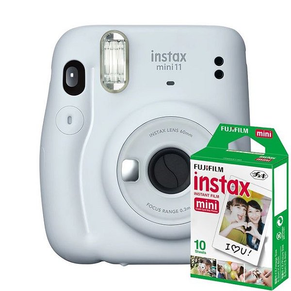 Câmera Instax Mini 11 com 10 Filmes - Branca - Fujifilm