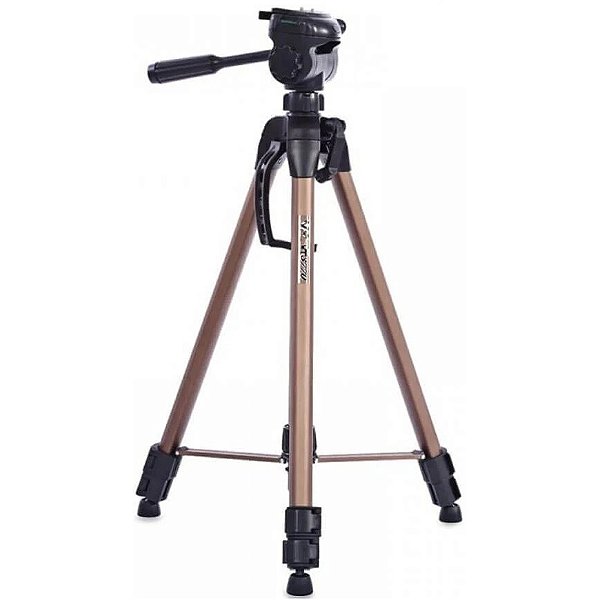 Tripé para Câmera Weifeng WT-3770 - Altura Máxima 1,64m - Suporta 4kg