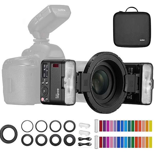 Kit Flash Macro Twin Godox MF12 K2