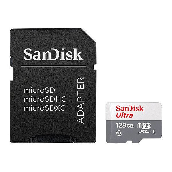 Cartão de Memória SanDisk Ultra - 128GB - Micro SDXC UHS-I
